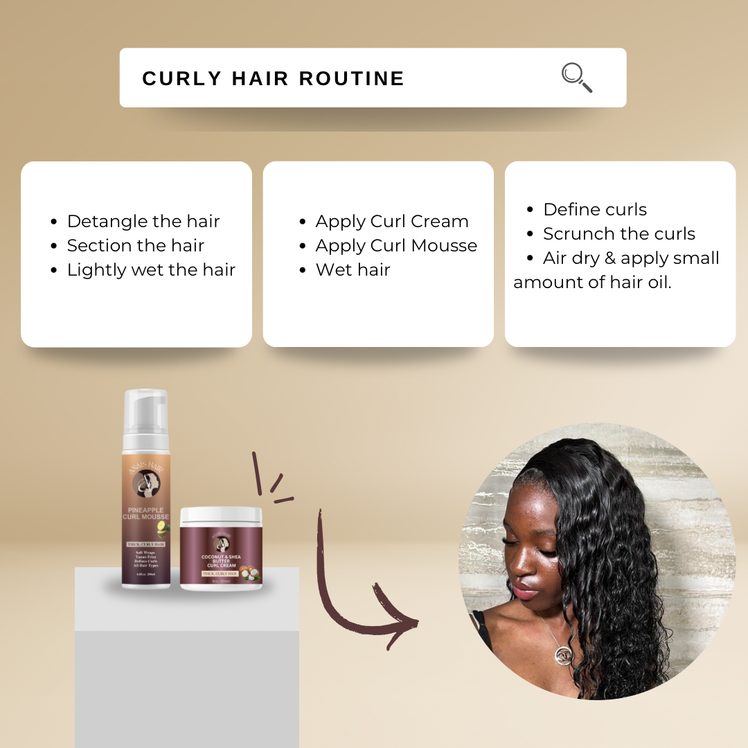 Curly Hair Cream Coconut & Shea Butter