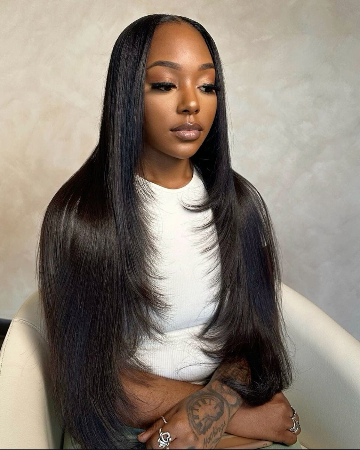 5x5 Closure Straight Wig