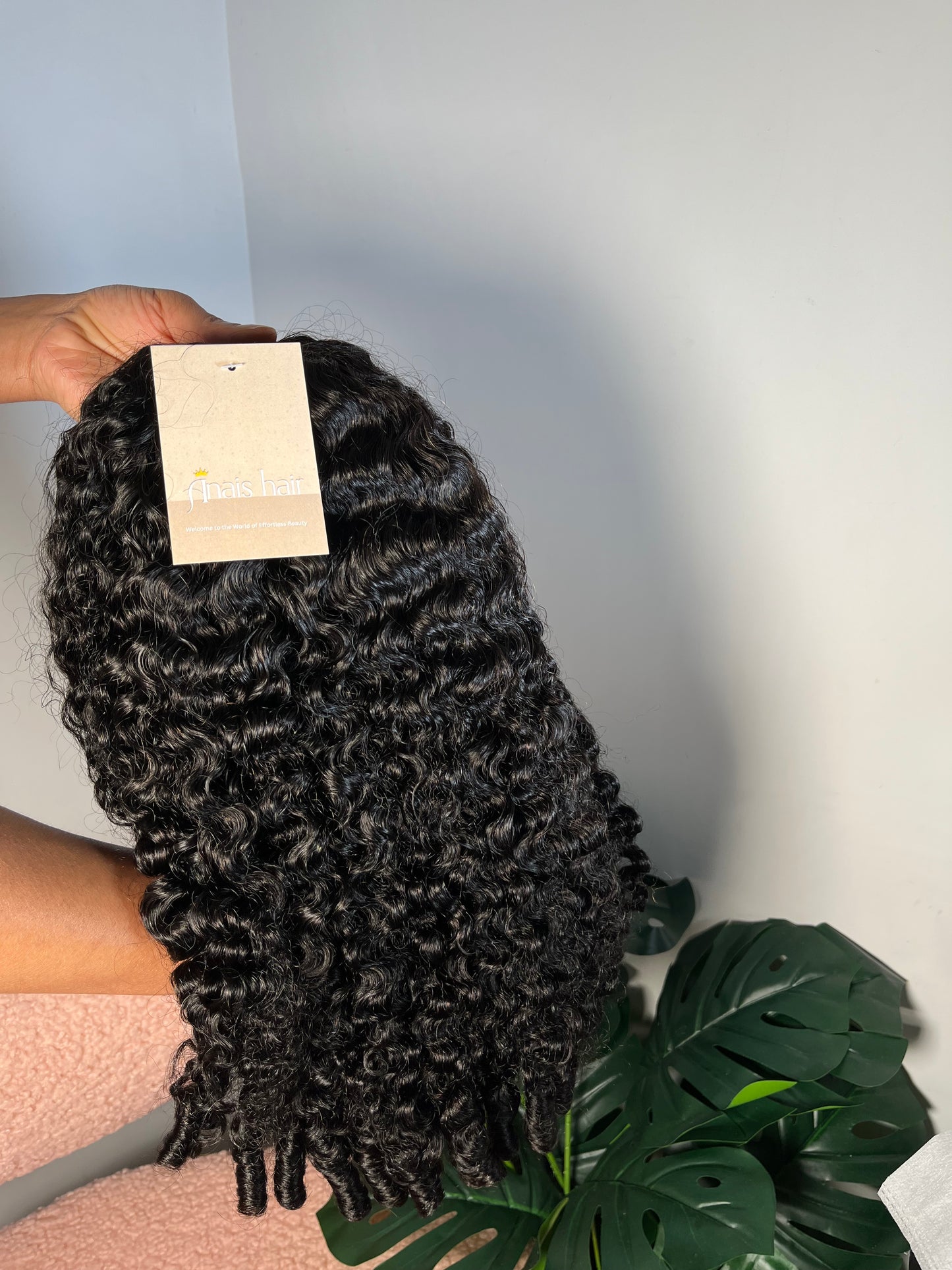 Burmese Half Wig, Flip Over Wig, 3 IN 1
