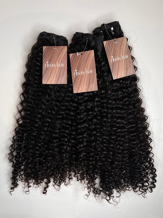 Kinky Curly Double Drawn Bundles