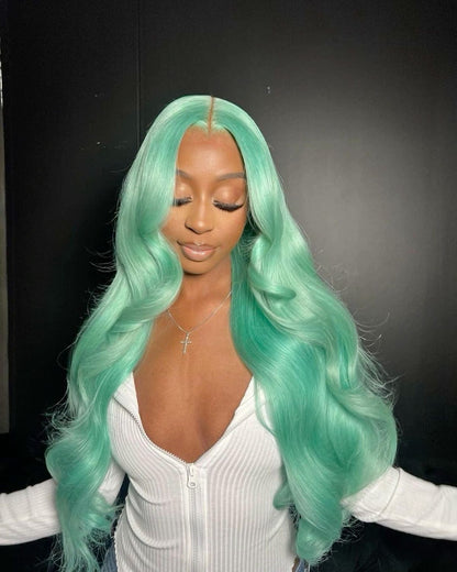 Mint Human Hair Full Lace