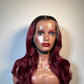Ombré Burgundy Bodywave