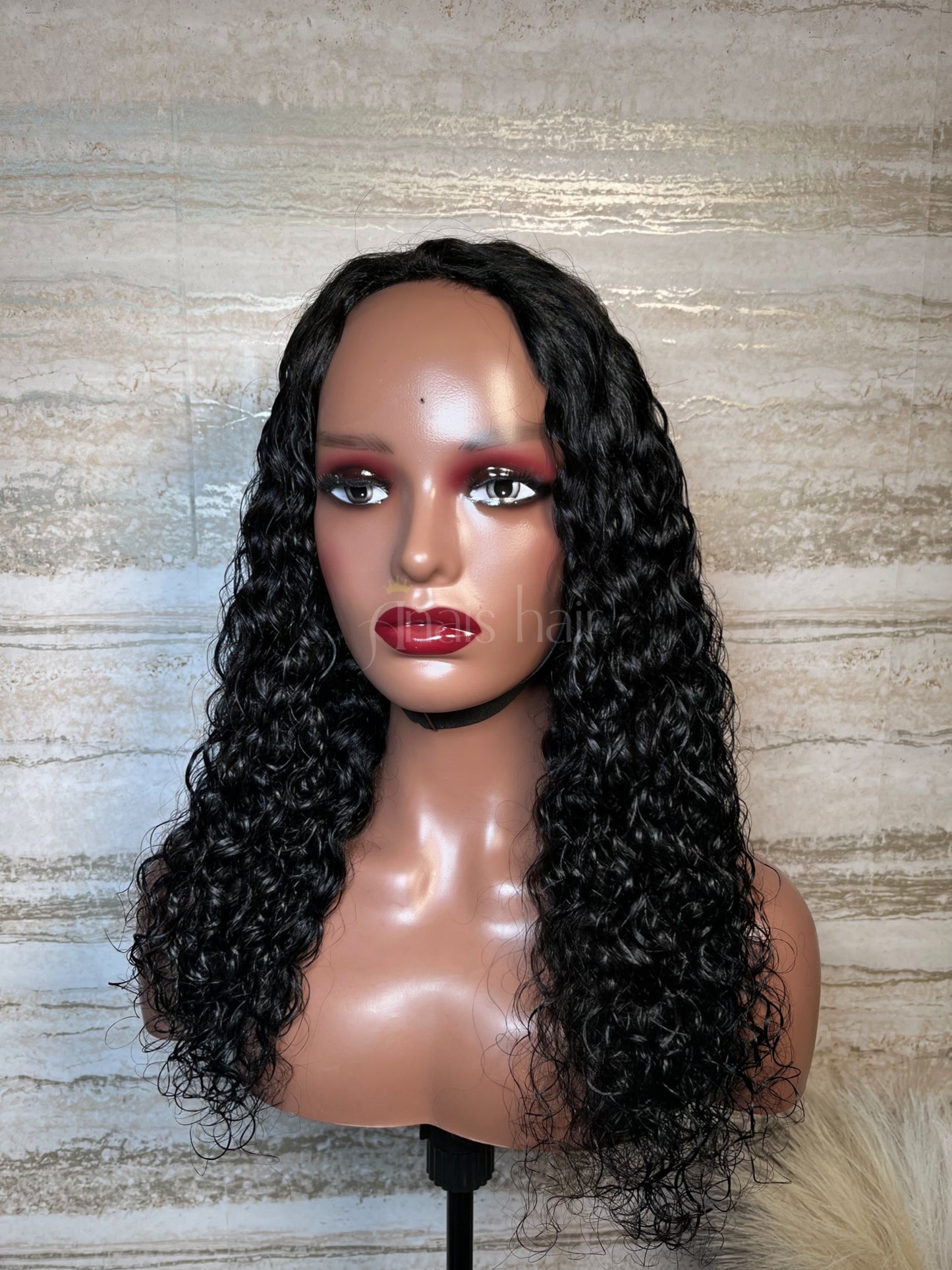 Waterwave Half Wig, Flip Over Wig, 3 IN 1