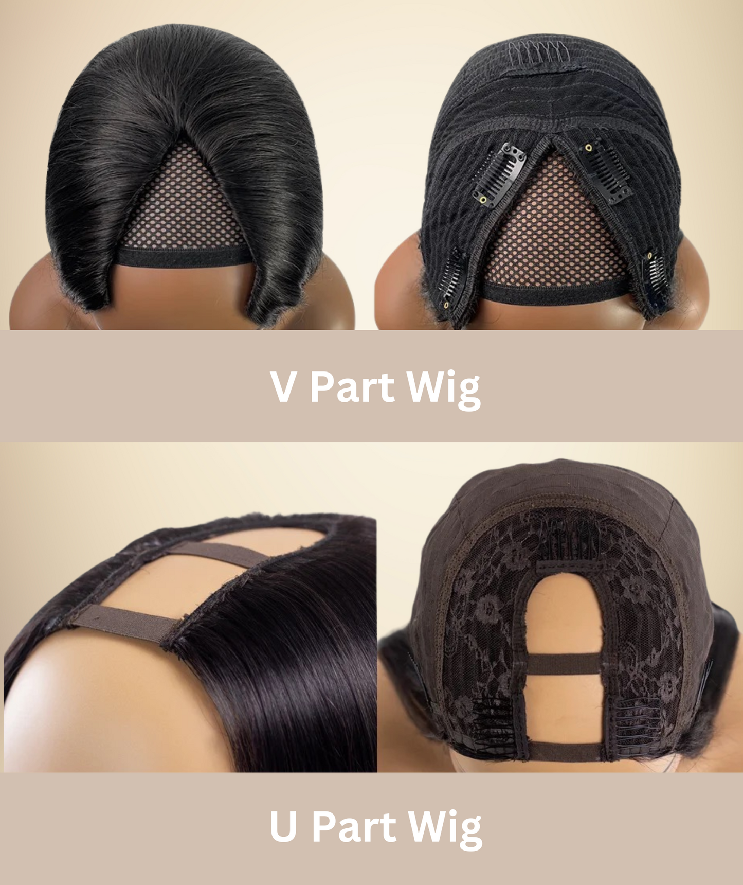 Head Band Wig, U Part