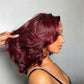 Ombré Burgundy Bodywave