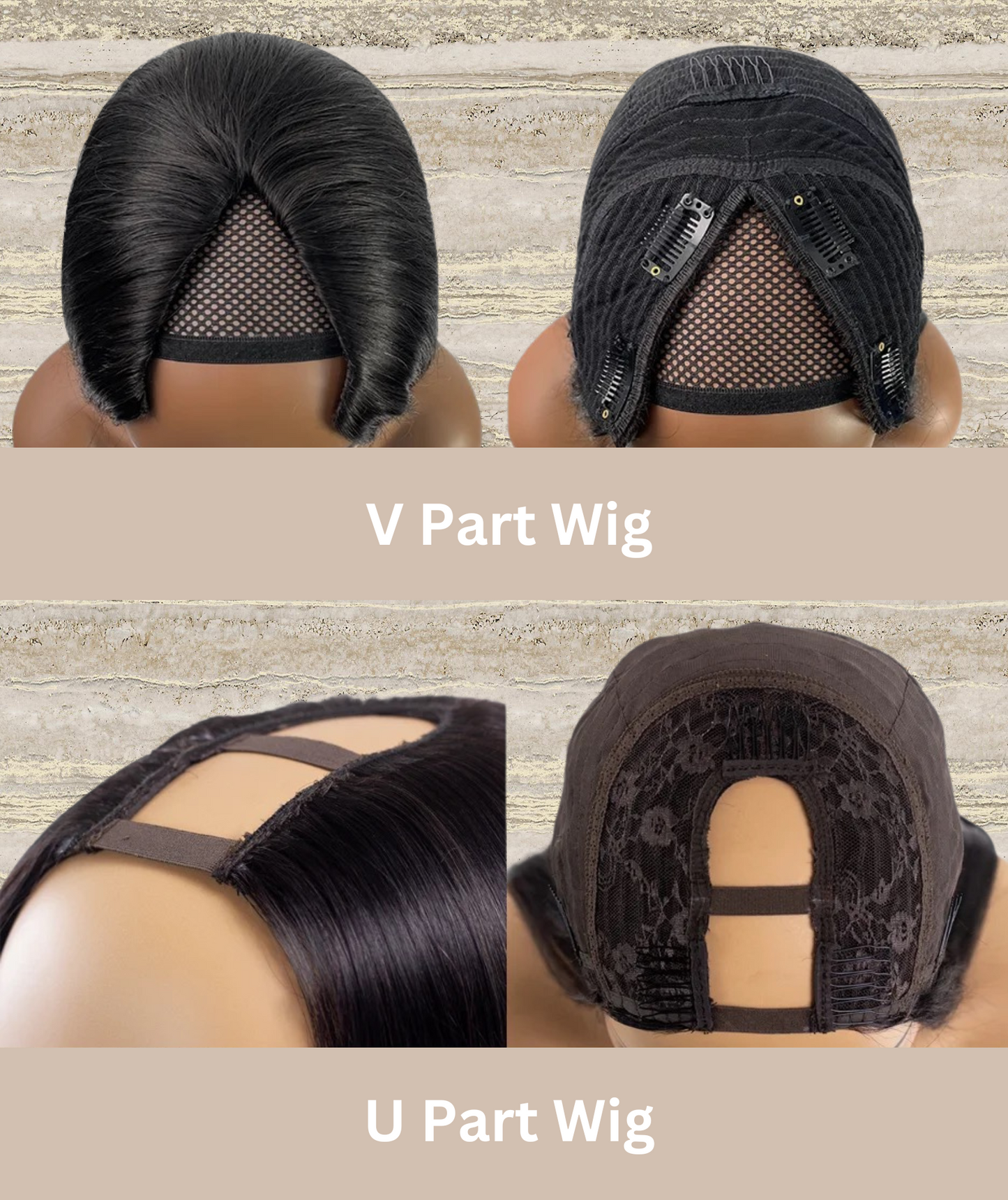 Head Band Wig, U Part