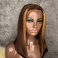 Brown Hightlight Bob Wig