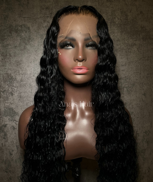 Raw Deep Wave Full Lace Wig