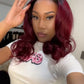 Ombré Burgundy Bodywave